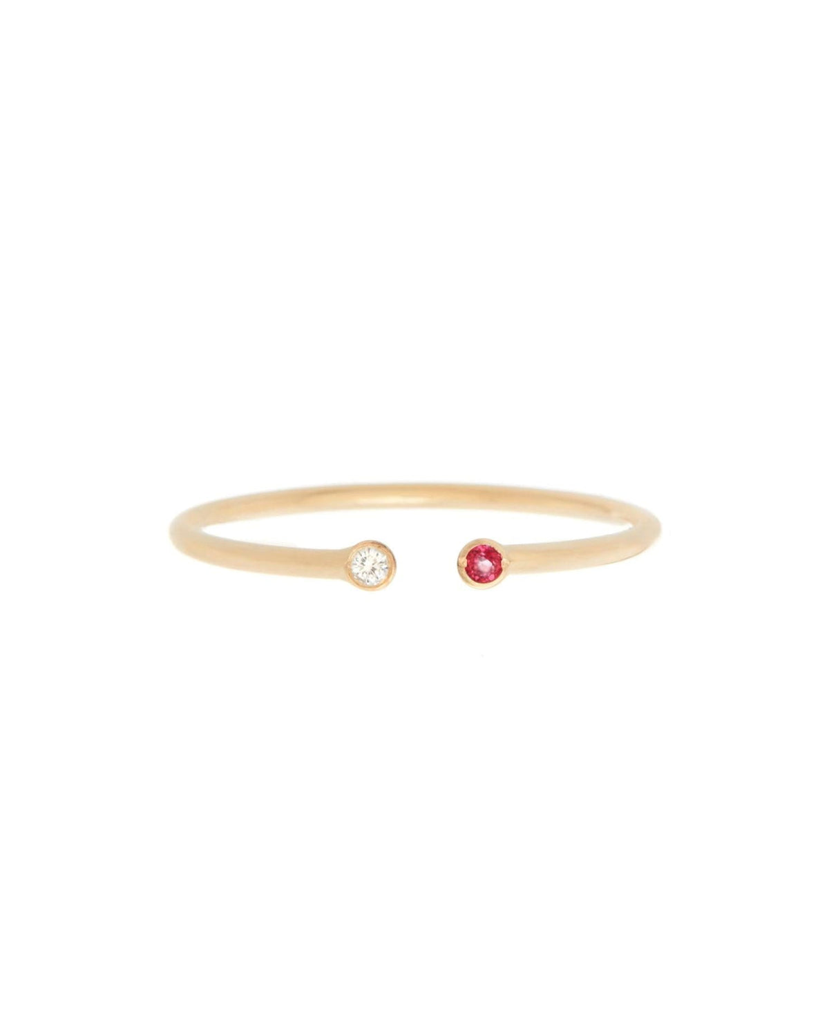Dual Birthstone Ring, product photo