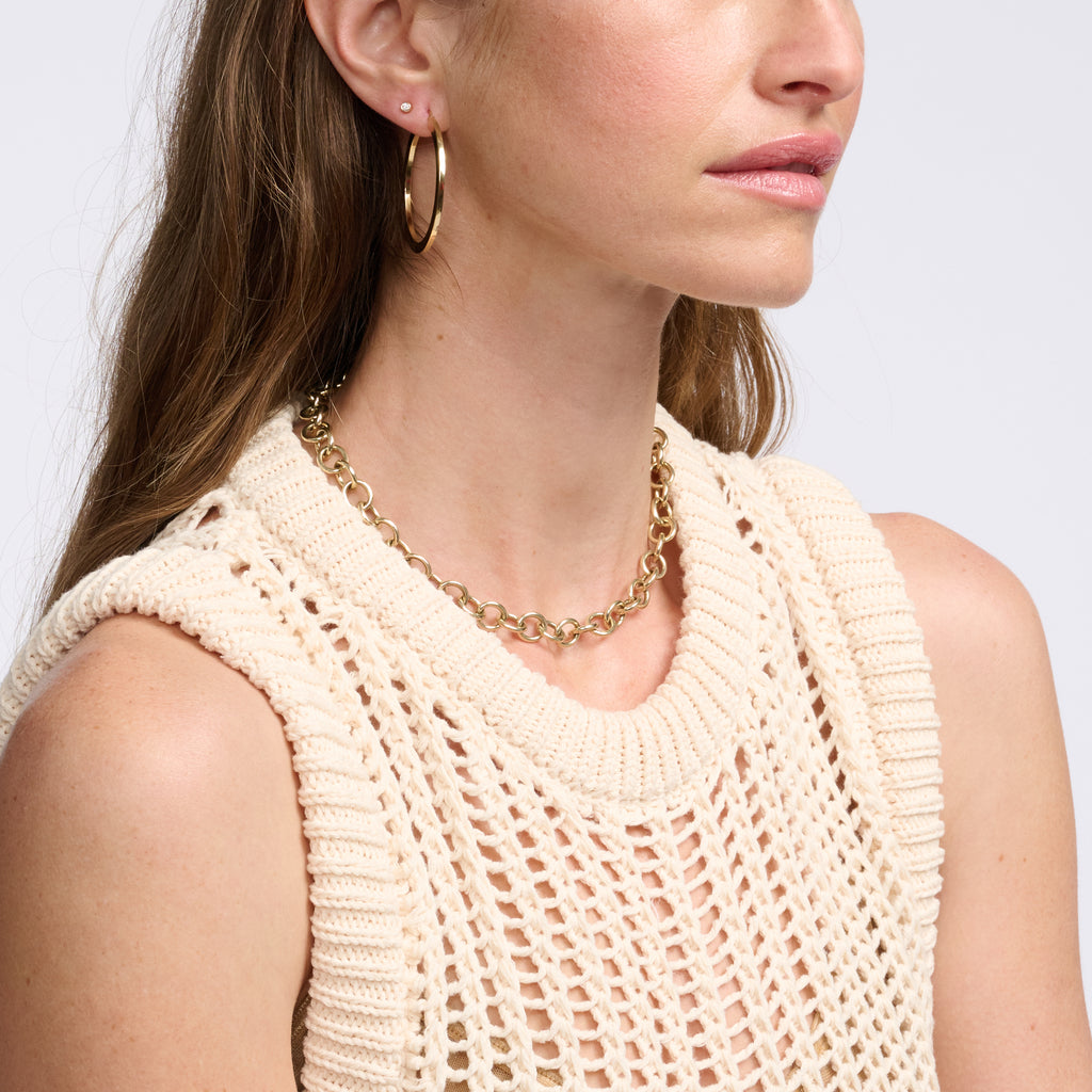 XL Slim Helium Hoops -- Ariel Gordon Jewelry