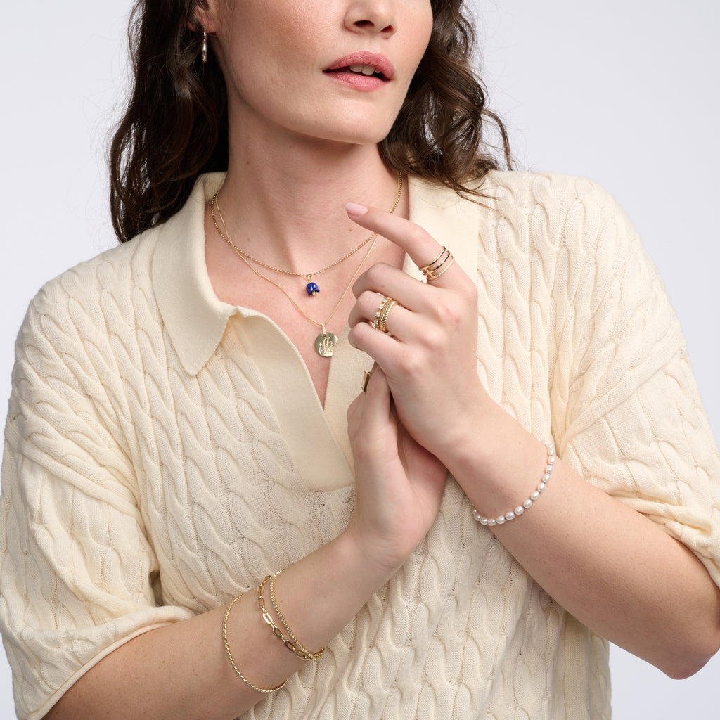 Pave Triple Line Ring -- Ariel Gordon Jewelry