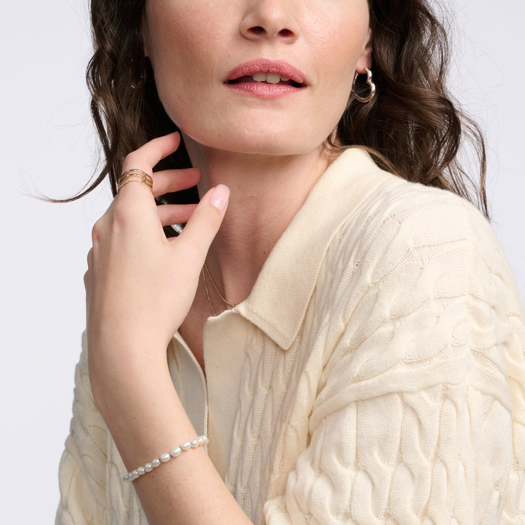 Pave Triple Line Ring -- Ariel Gordon Jewelry