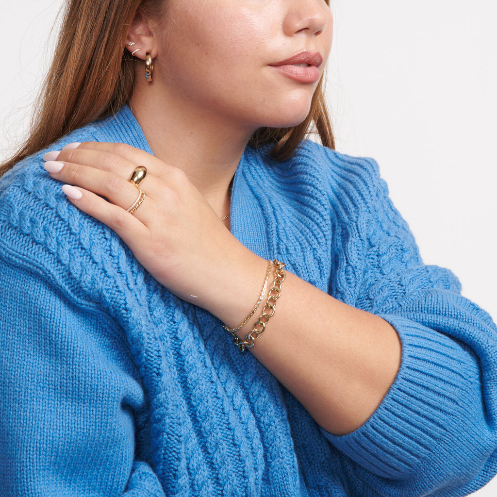 Skinny Tire Hoops -- Ariel Gordon Jewelry