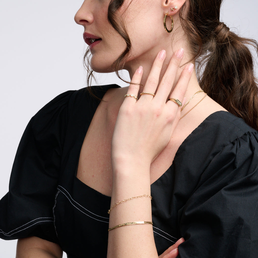 ID Arc Bracelet -- Ariel Gordon Jewelry