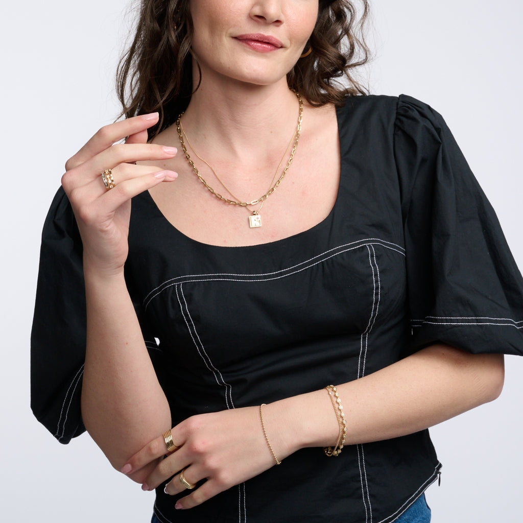Baguette Diamond Stacking Ring -- Ariel Gordon Jewelry