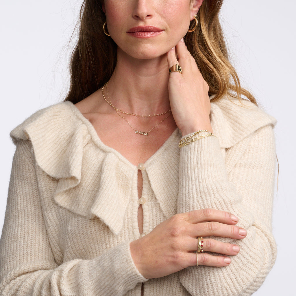 Pave Single Line Ring -- Ariel Gordon Jewelry