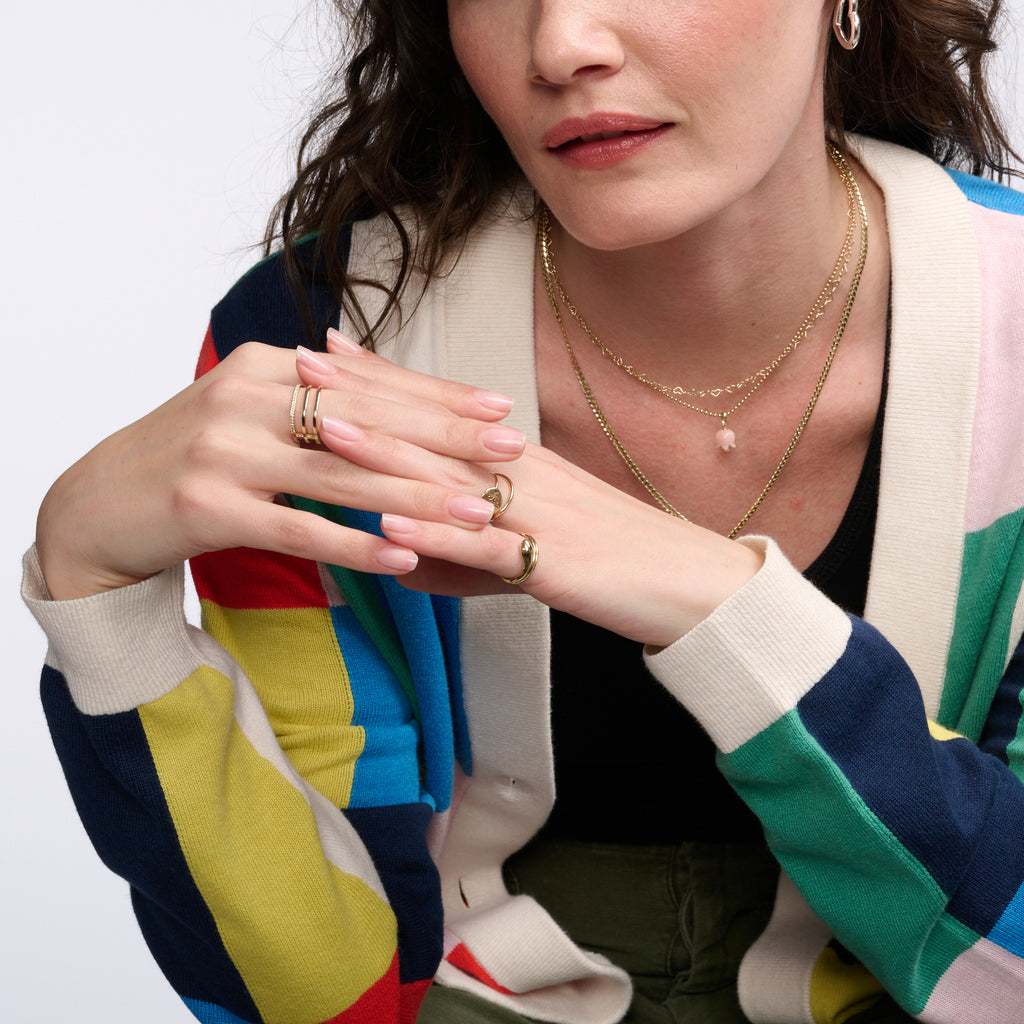 Diamond Eye Snake Ring -- Ariel Gordon Jewelry
