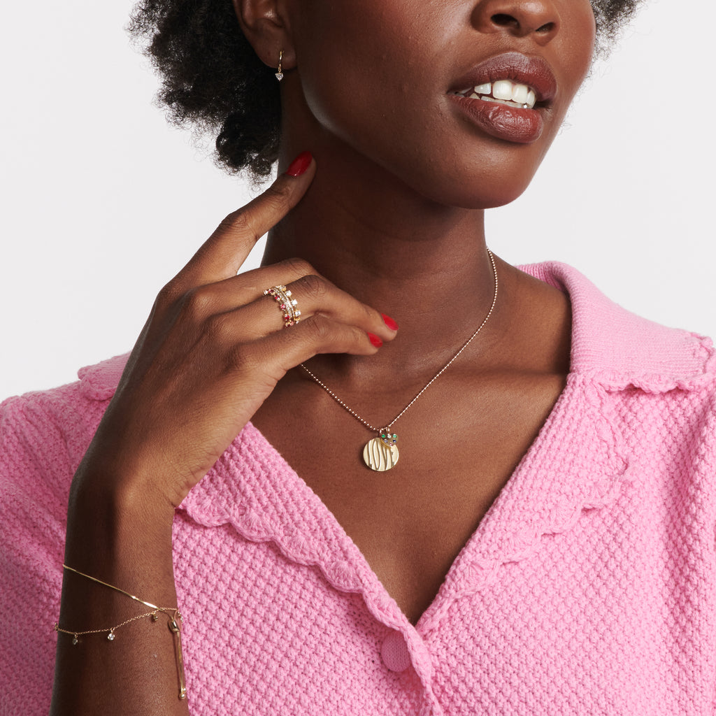 Teensy Heart Diamond Huggies -- Ariel Gordon Jewelry