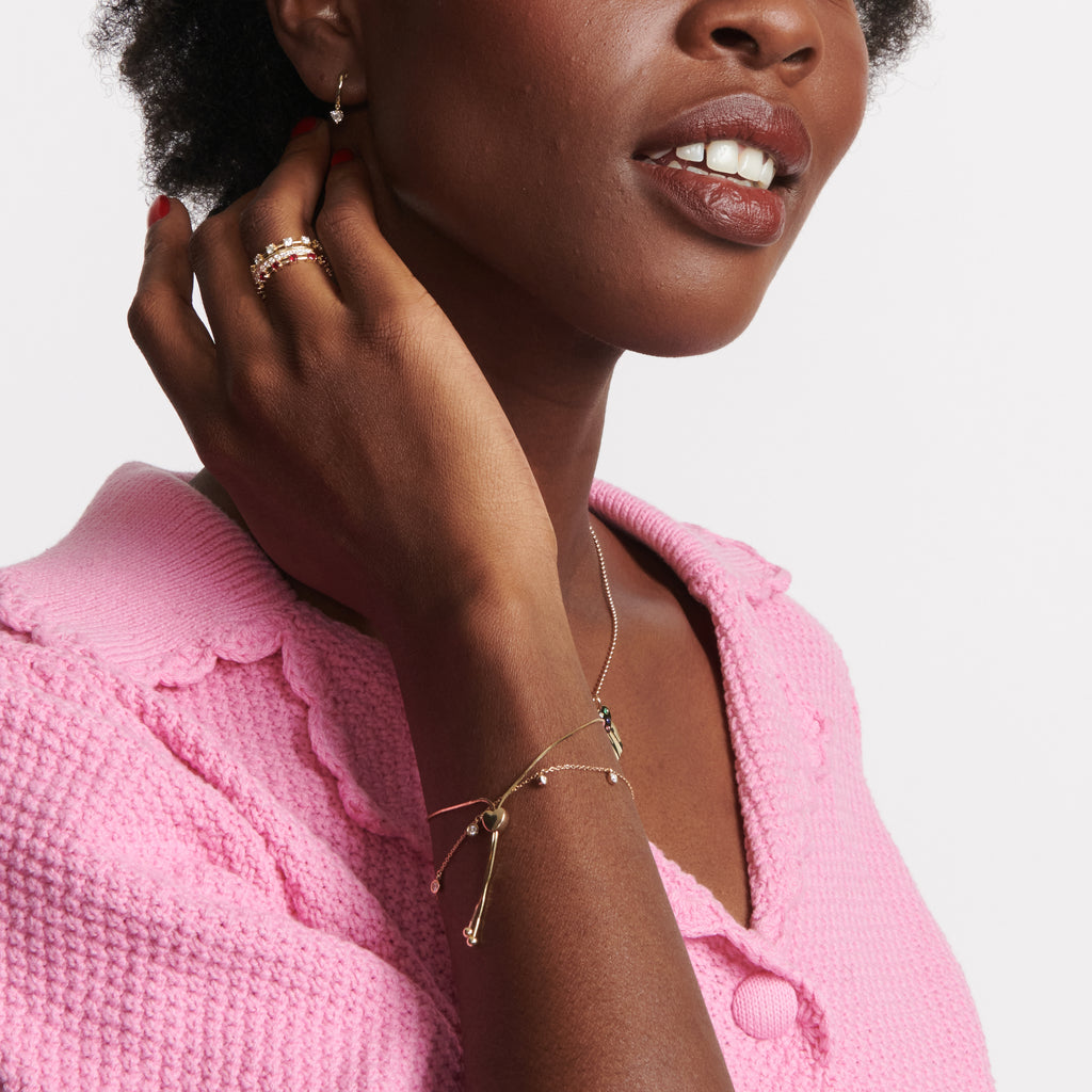 Pave Knife Edge Ring -- Ariel Gordon Jewelry