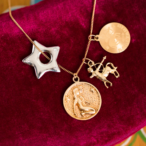 18k Sagittario Charm -- Ariel Gordon Jewelry