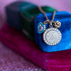 Turquoise & Moonstone Pendant Chain - Turquoise & Moonstone Pendant Chain -- Ariel Gordon Jewelry