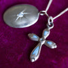 Turn of the Century Inlay Cross - Turn of the Century Inlay Cross -- Ariel Gordon Jewelry