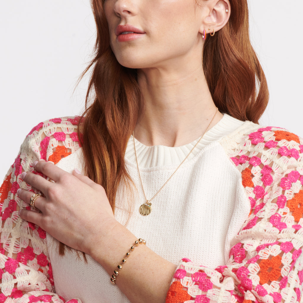 Grande Enamel Knife Edge Hoops -- Ariel Gordon Jewelry