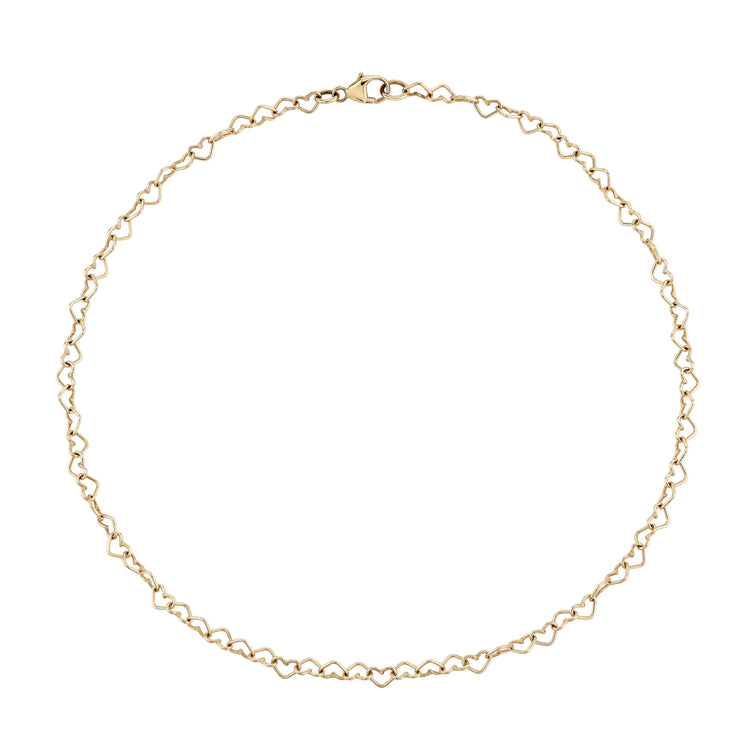 Heart Eternity Link Anklet