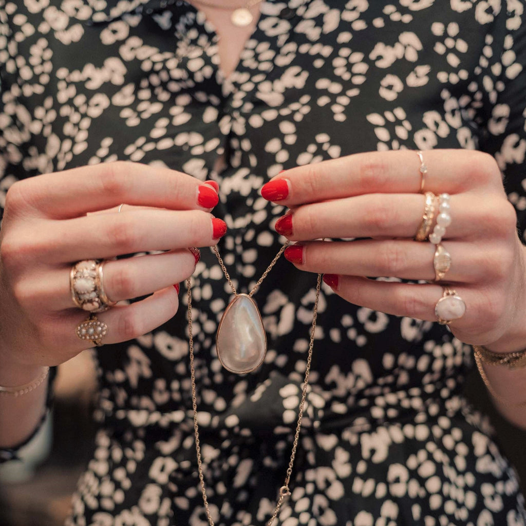 Cameo Eternity Ring -- Ariel Gordon Jewelry