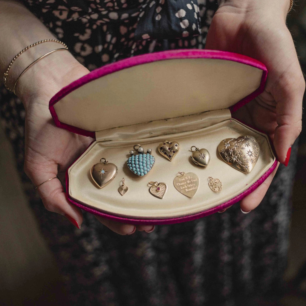 Victorian Heart Diamond Locket -- Ariel Gordon Jewelry