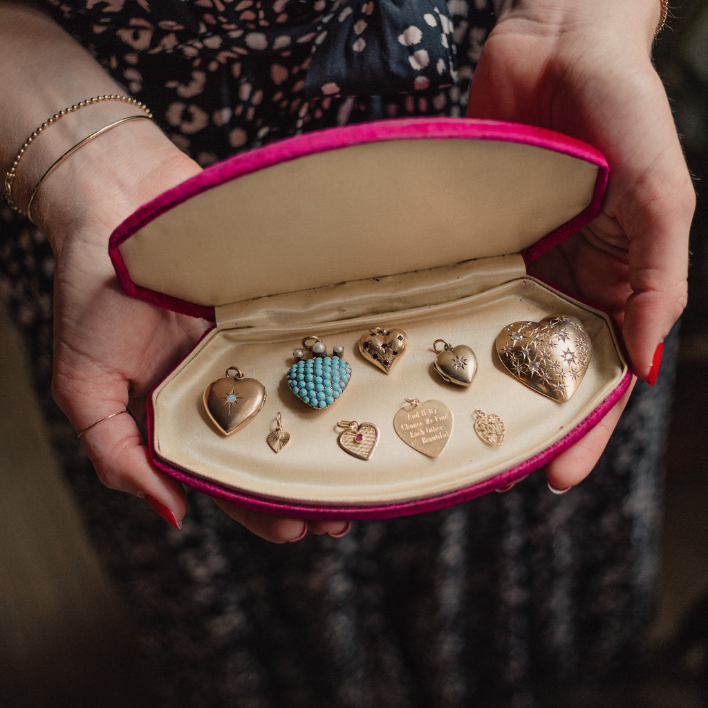 Victorian Diamond Heart Locket -- Ariel Gordon Jewelry