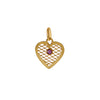 Ruby Lattice Heart - Ruby Lattice Heart -- Ariel Gordon Jewelry
