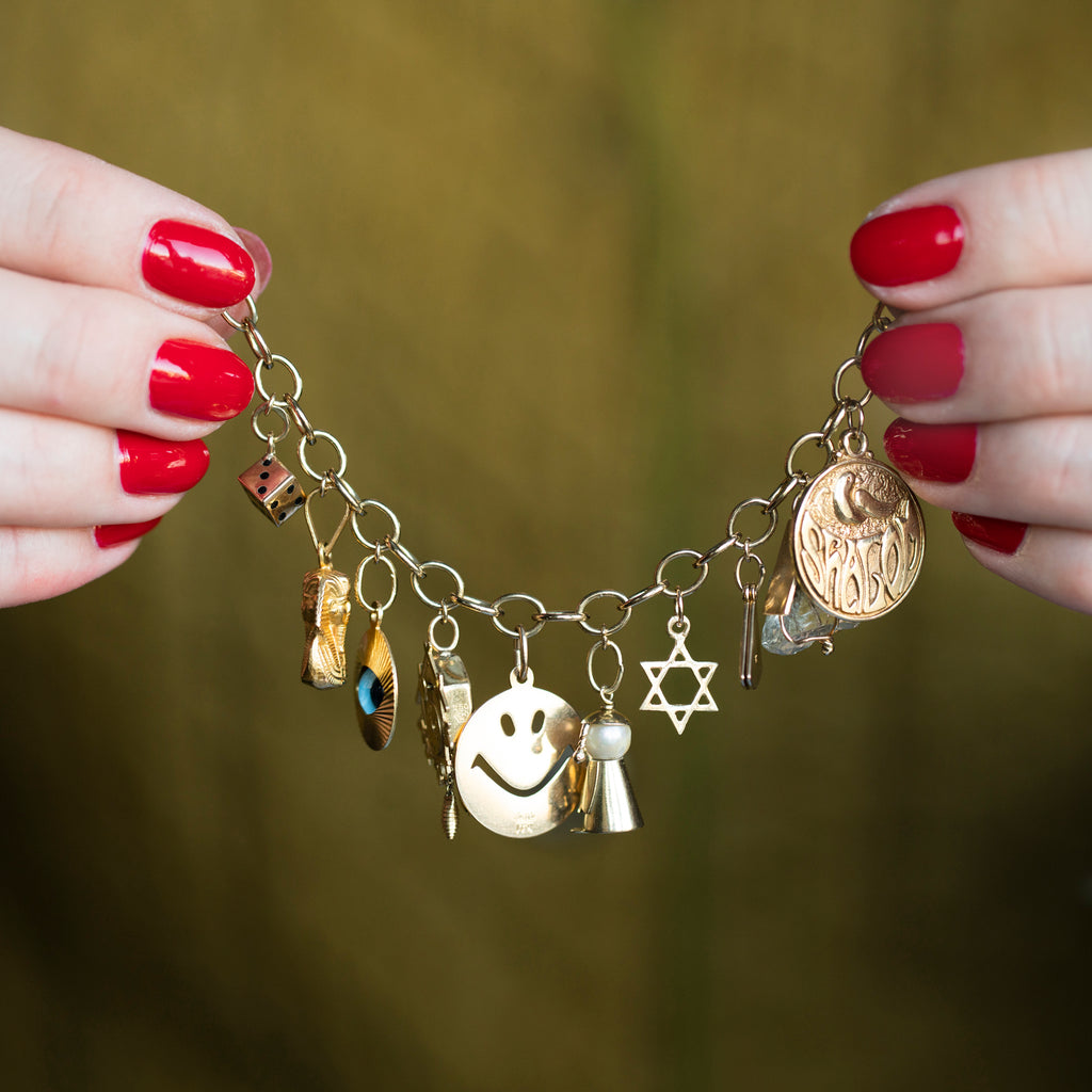 Gold and Enamel Dice -- Ariel Gordon Jewelry