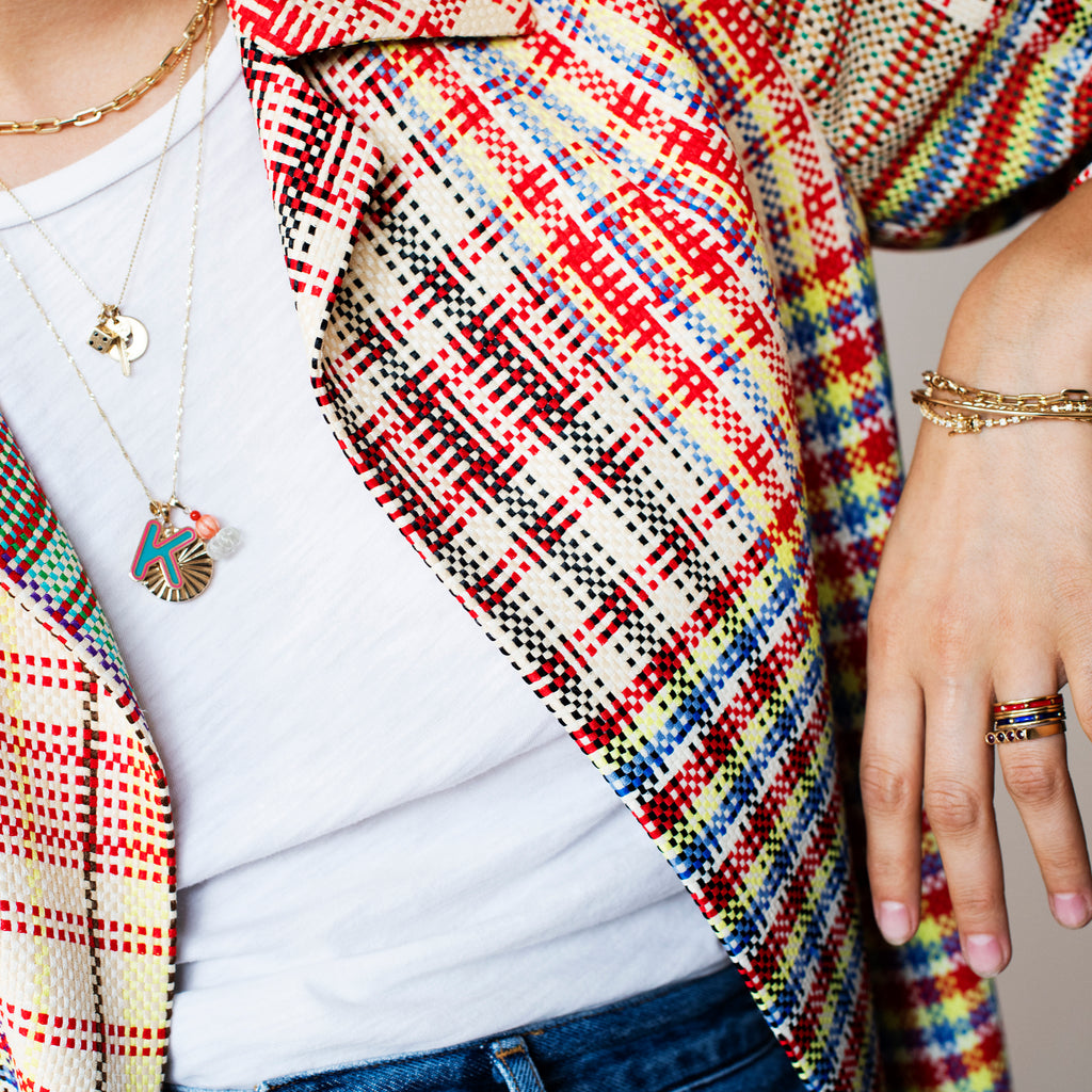 Gold and Enamel Dice -- Ariel Gordon Jewelry