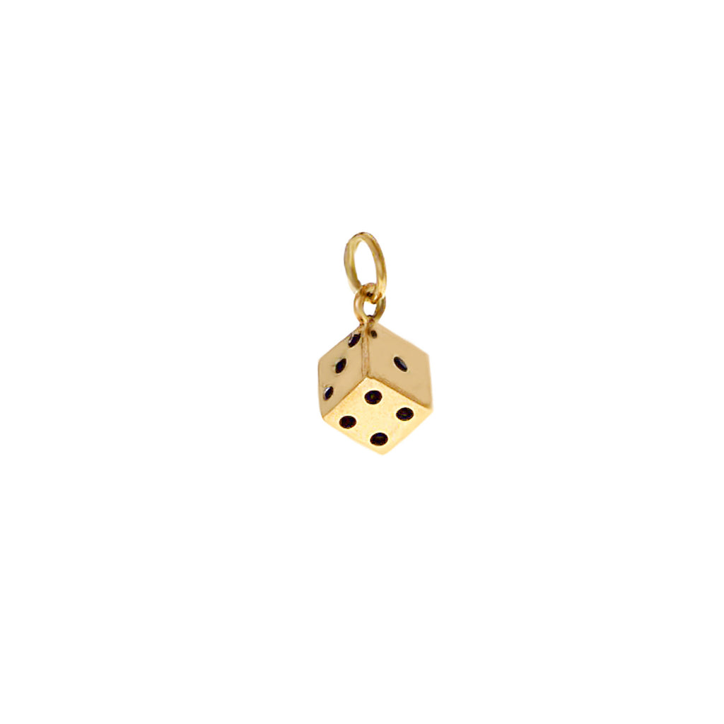 Gold and Enamel Dice -- Ariel Gordon Jewelry
