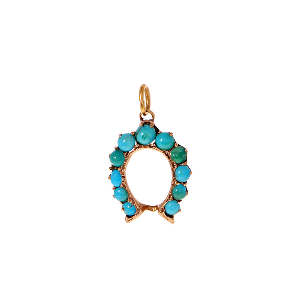 Turquoise Victorian Horseshoe -- Ariel Gordon Jewelry