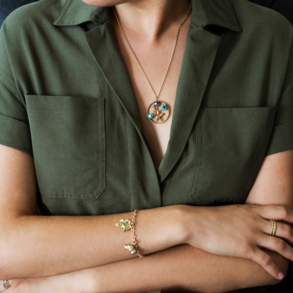 Van Cleef and Arpels Giardinetti Pendant -- Ariel Gordon Jewelry