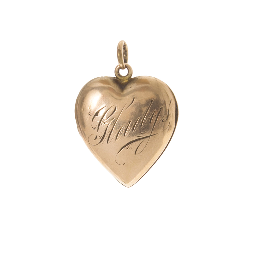 Victorian Opal Heart Locket -- Ariel Gordon Jewelry