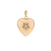Victorian Puffed Heart Charm - Victorian Puffed Heart Charm -- Ariel Gordon Jewelry