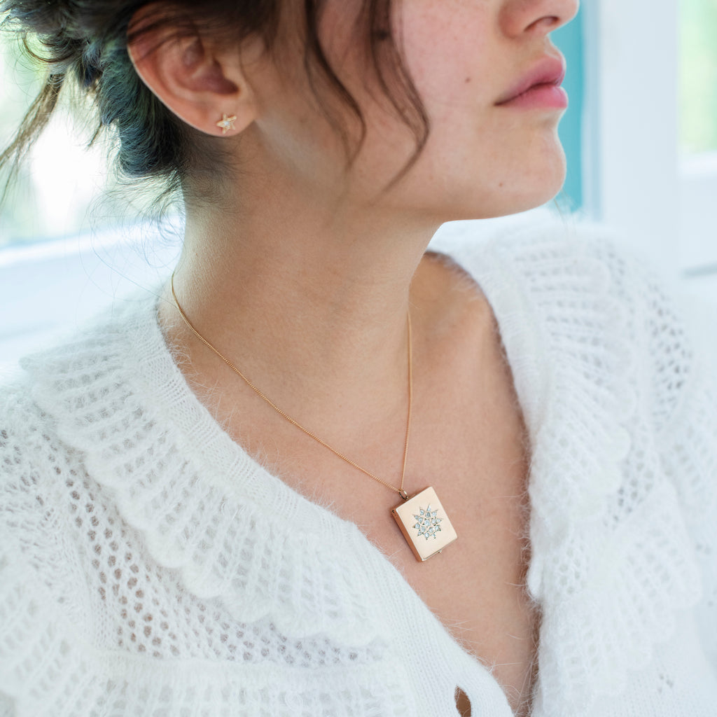Diamond Star Studs -- Ariel Gordon Jewelry