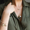 Agate Clover Charm - Agate Clover Charm -- Ariel Gordon Jewelry