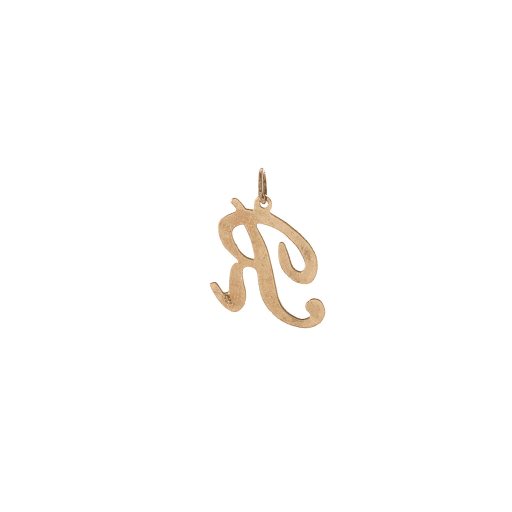 Script R Pendant -- Ariel Gordon Jewelry