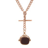Victorian Albert Chain with Stone Fob - Victorian Albert Chain with Stone Fob -- Ariel Gordon Jewelry