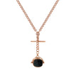 Victorian Albert Chain with Stone Fob - Victorian Albert Chain with Stone Fob -- Ariel Gordon Jewelry