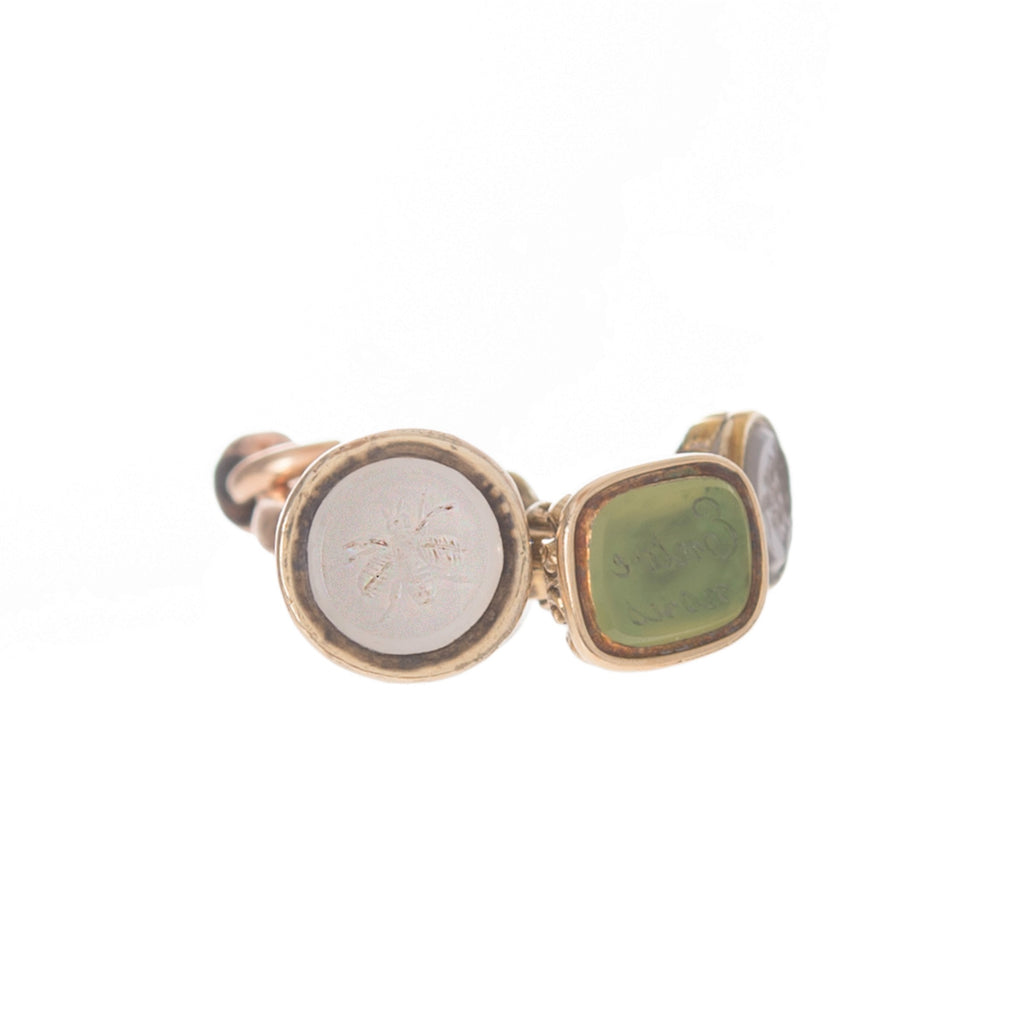 Trio of Georgian Intaglio Fobs -- Ariel Gordon Jewelry