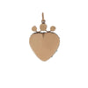 Victorian Turquoise & Pearl Crowned Heart Charm - Victorian Turquoise & Pearl Crowned Heart Charm -- Ariel Gordon Jewelry
