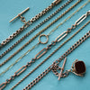 Engraved Albert Chain Necklace - Engraved Albert Chain Necklace -- Ariel Gordon Jewelry