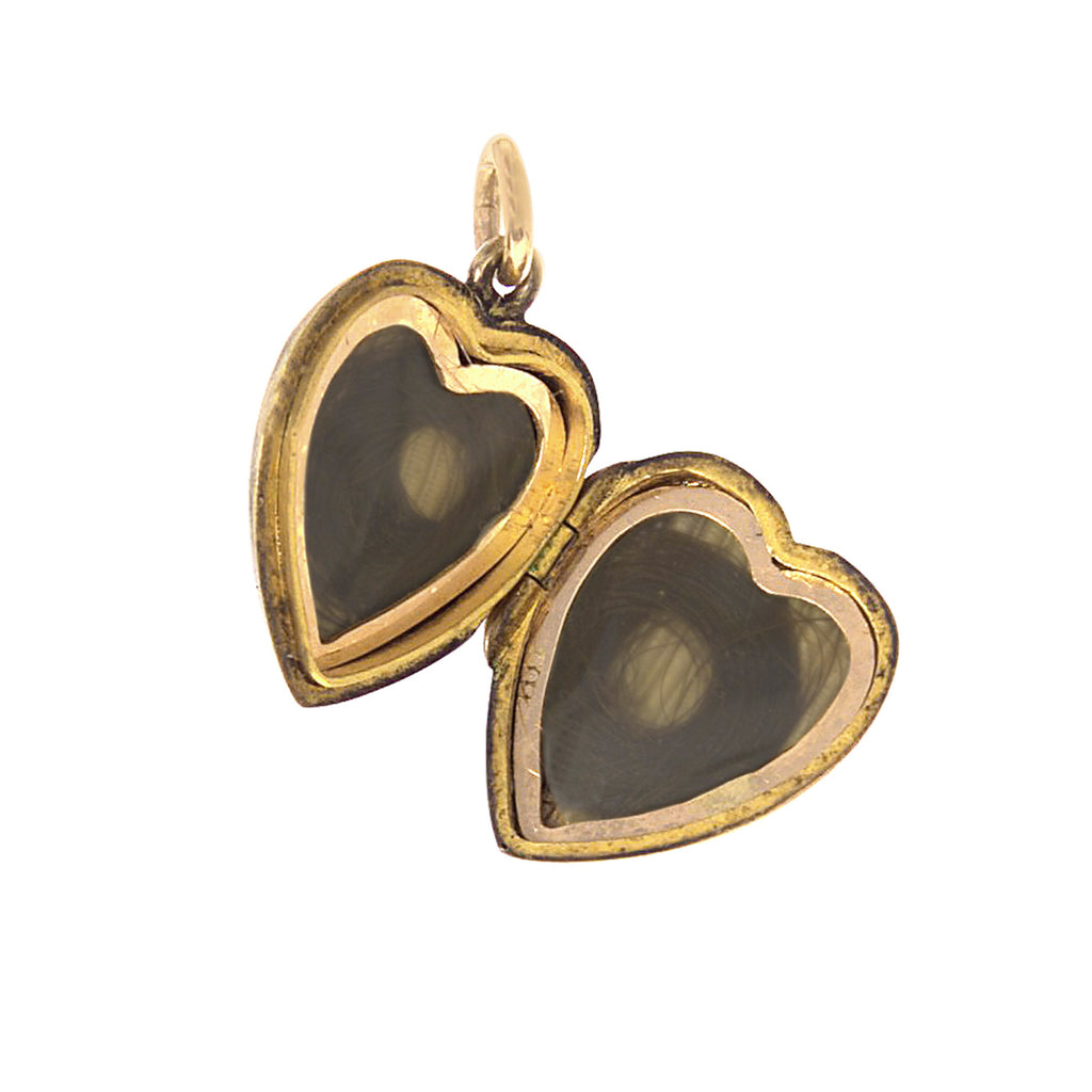 Victorian Diamond Heart Locket -- Ariel Gordon Jewelry