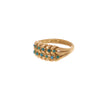 English Turquoise Braided Ring - English Turquoise Braided Ring -- Ariel Gordon Jewelry