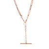 Rose Gold Albert Chain with Fob - Rose Gold Albert Chain with Fob -- Ariel Gordon Jewelry