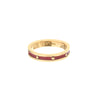 18k Red Enamel Band - 18k Red Enamel Band -- Ariel Gordon Jewelry