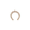 Seed Pearl Twist Horseshoe - Seed Pearl Twist Horseshoe -- Ariel Gordon Jewelry