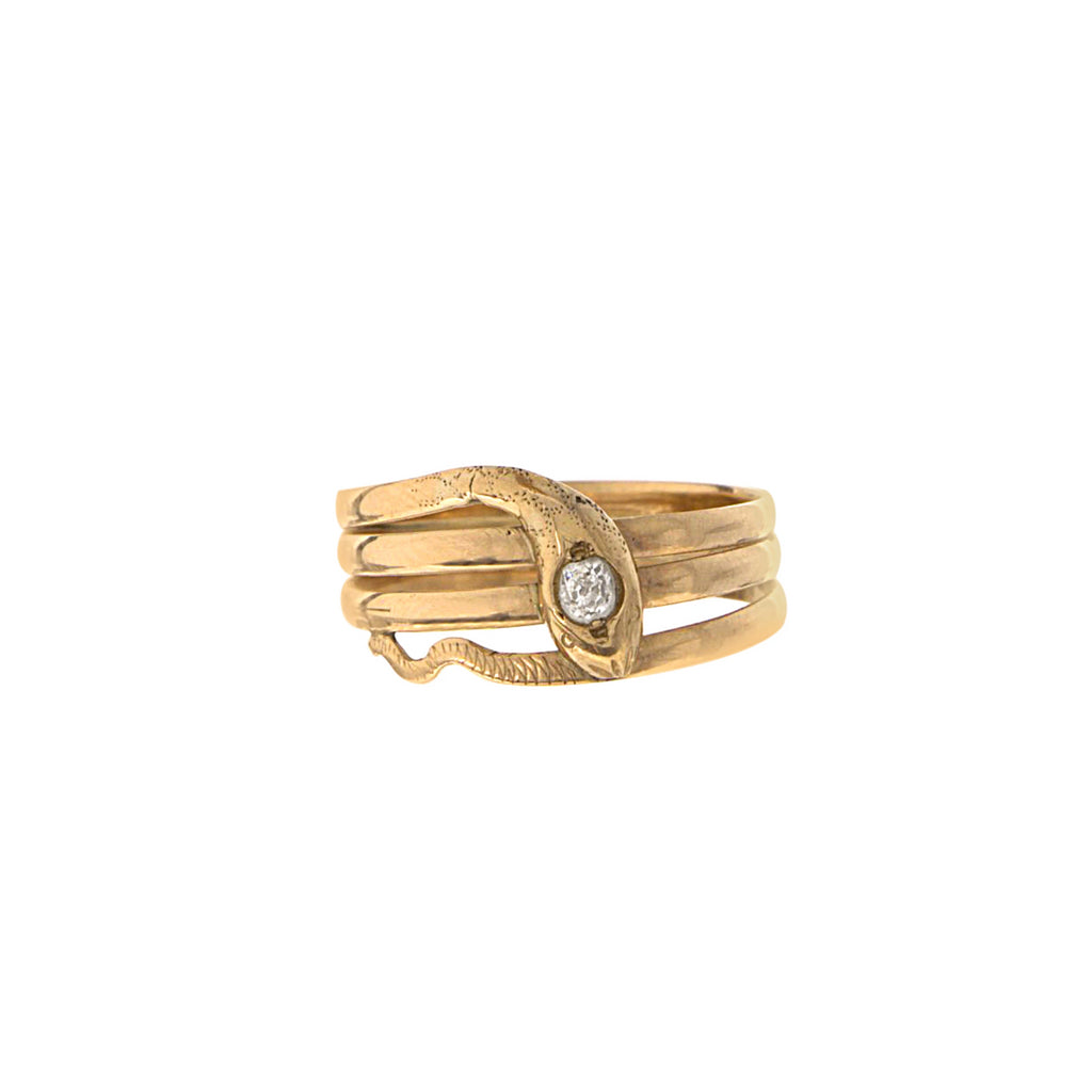 Rose Gold Snake Ring -- Ariel Gordon Jewelry