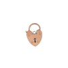 9kt Rose Gold Heart Padlock - 9kt Rose Gold Heart Padlock -- Ariel Gordon Jewelry