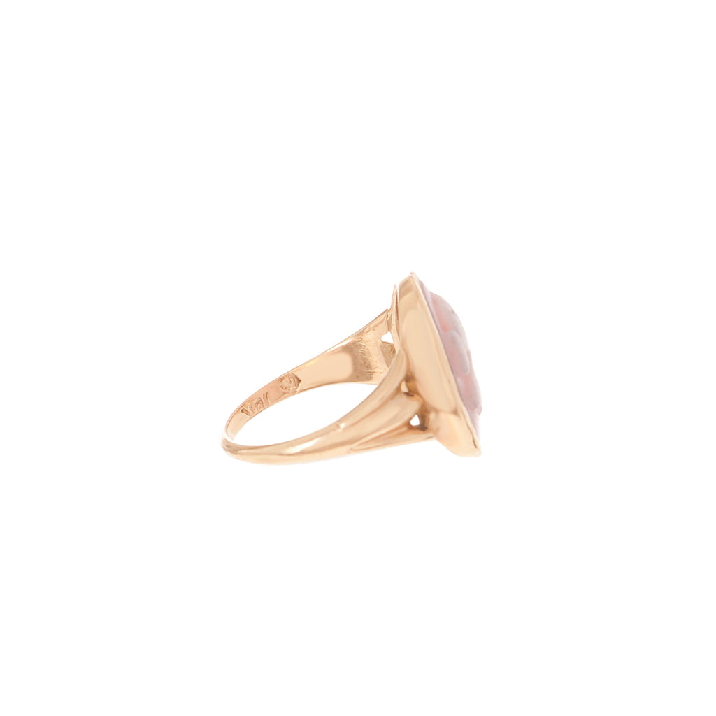 Conch Shell Cameo Ring -- Ariel Gordon Jewelry