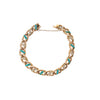 Victorian Turquoise & Seed Pearl Curb Bracelet - Victorian Turquoise & Seed Pearl Curb Bracelet -- Ariel Gordon Jewelry