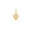 Engine Turned Heart Charm - Engine Turned Heart Charm -- Ariel Gordon Jewelry