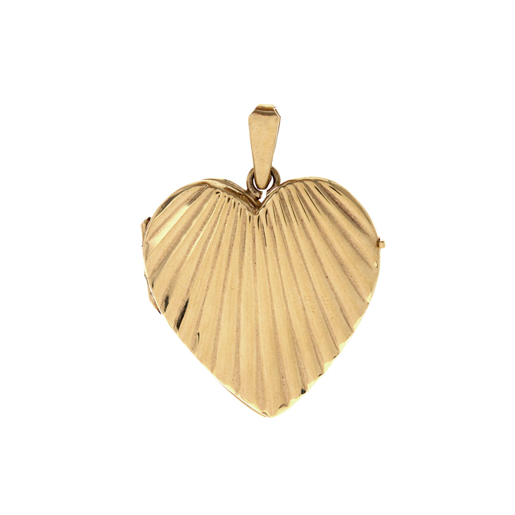 Sunburst Heart Locket -- Ariel Gordon Jewelry