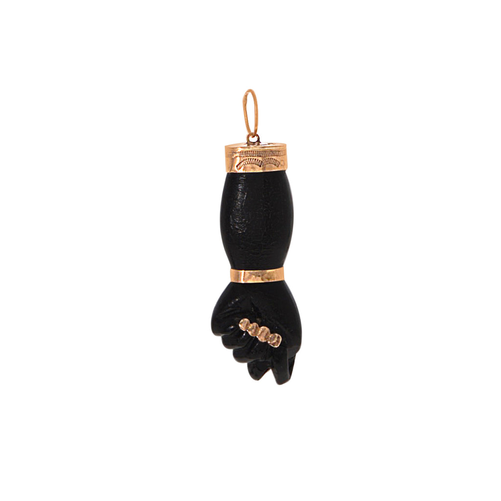 Wood Figa Charm -- Ariel Gordon Jewelry