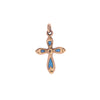 Turn of the Century Inlay Cross - Turn of the Century Inlay Cross -- Ariel Gordon Jewelry