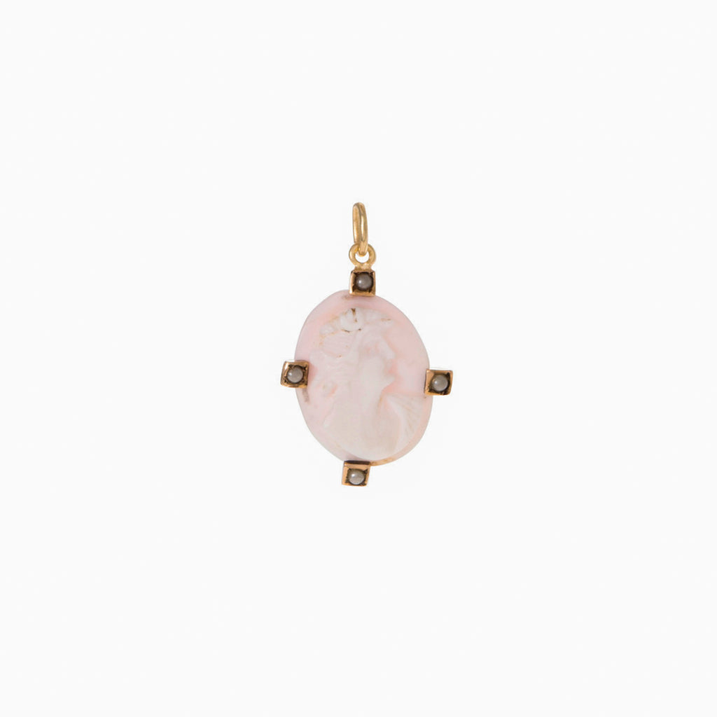 Rustic Cameo Pendant -- Ariel Gordon Jewelry