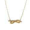Enamel Bow Necklace - Enamel Bow Necklace -- Ariel Gordon Jewelry
